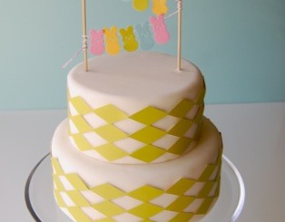 the peeps cake