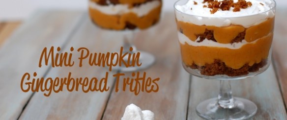 pumpkin gingerbread trifles 1