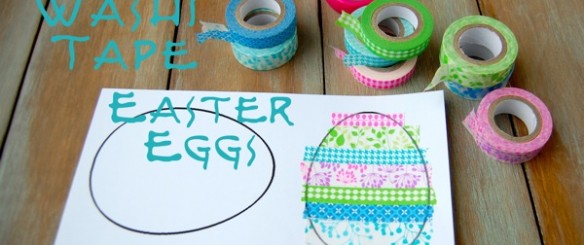 Washi Tape Easter crafts 1