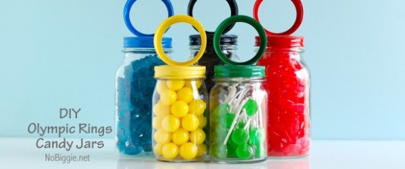 Olympic candy jars