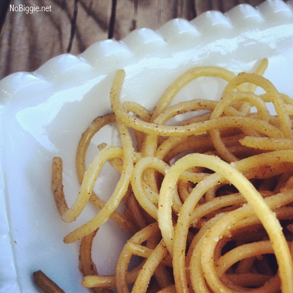 garlic noodles recipe www.NoBiggie.net #recipe