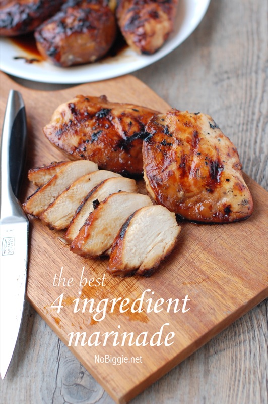 The Best 4 ingredient chicken marinade | NoBiggie.net