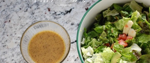 grapefruit avocado salad with poppy seed dressing - NoBiggie.net