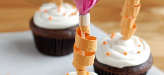 DIY pencil cupcake toppers - NoBiggie.net