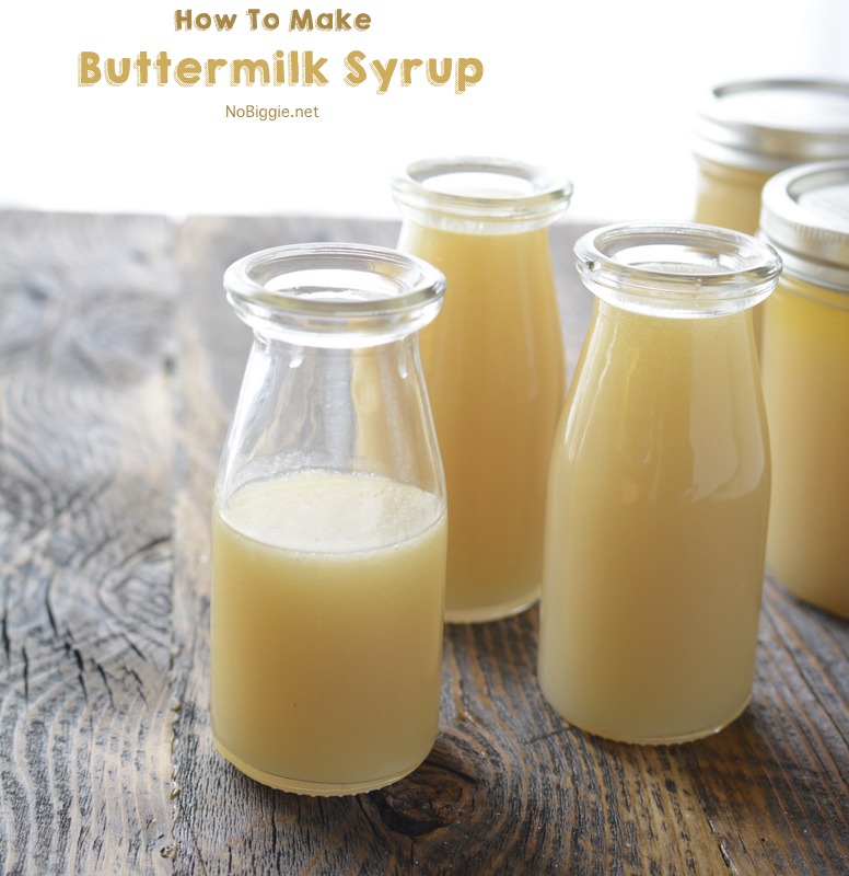how to make buttermilk syrup this recipe is so good! | NoBiggie.net