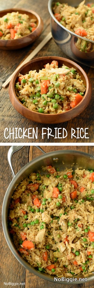 one pan chicken fried rice