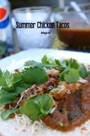 Summer Chicken Tacos | NoBiggie.net