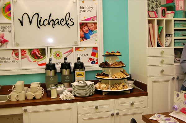 Michaels Craft Store blogger event