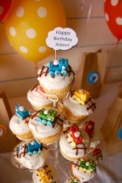 train party cupcakes | NoBiggie.net