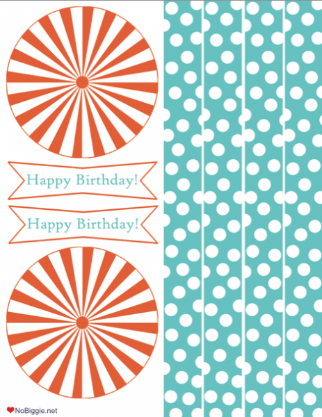 Happy Birthday (free) printable
