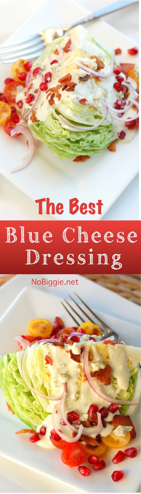 Recipe for the BEST blue cheese dressing | NoBiggie.net