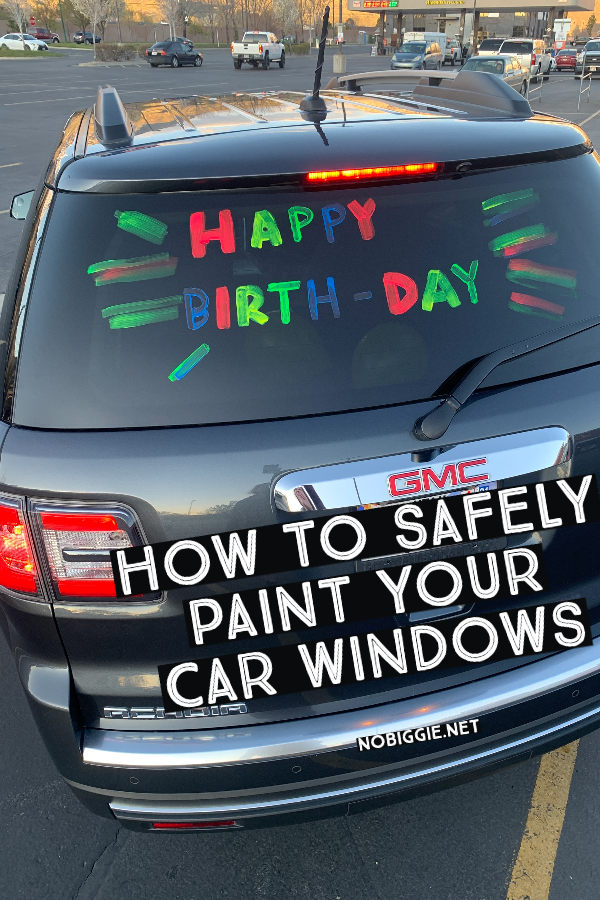 Acrylic Paint to Write on Car Windows