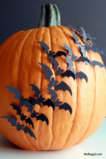 swarm of bats pumpkin