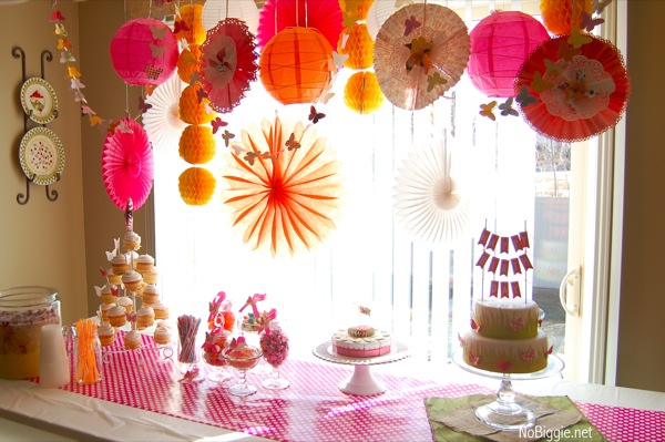 butterfly party decorations