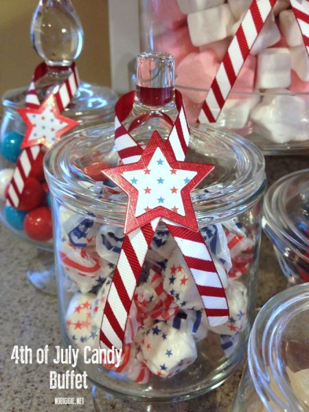 4th of July Candy Buffet