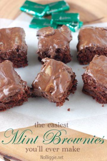 easiest mint brownies | NoBiggie.net