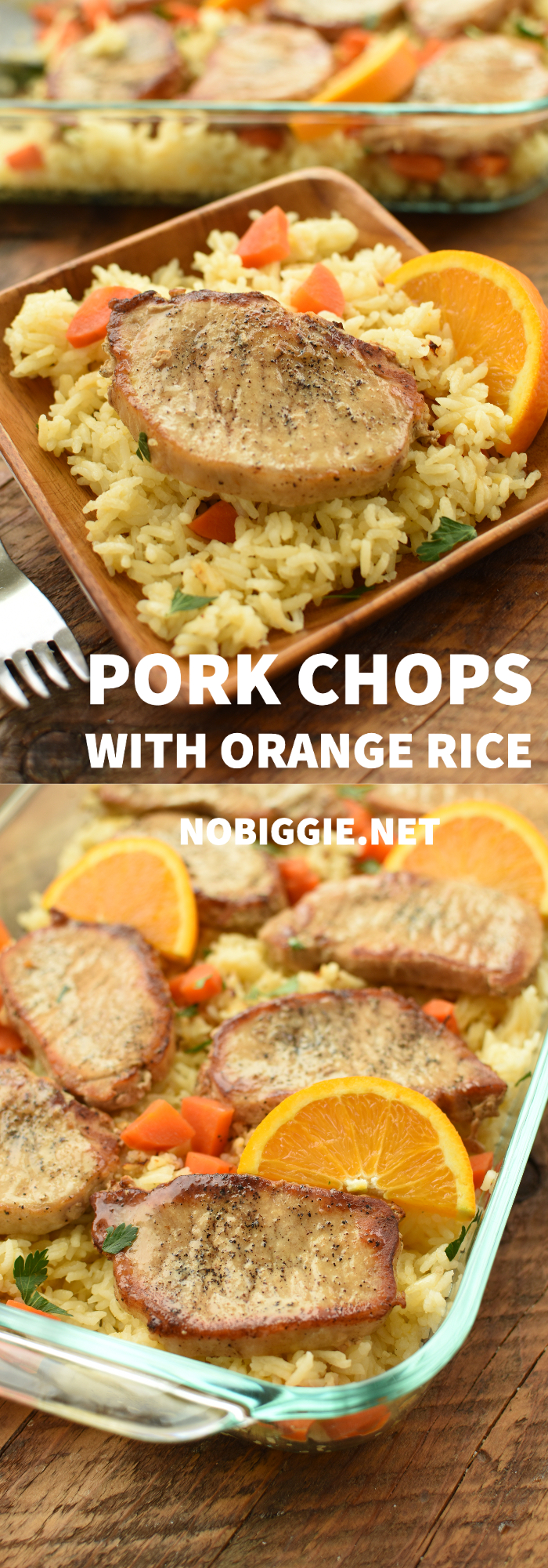 Pork Chops with Orange Rice