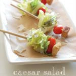 Caesar Salad on a Stick