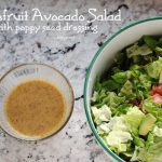 grapefruit avocado salad with poppy seed dressing | NoBiggie.net