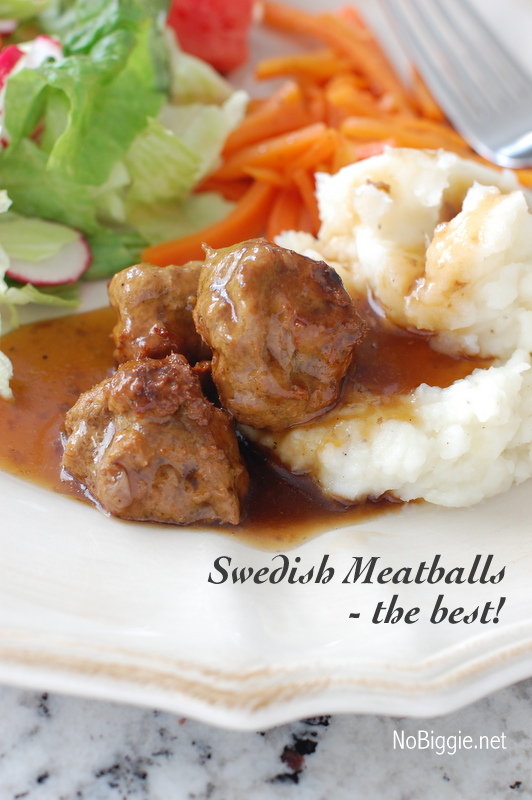 Swedish Meatballs - the best! | NoBiggie.net