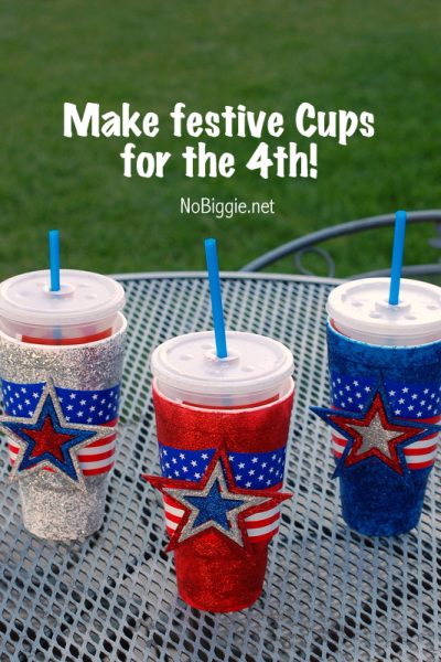 festive cups for the 4th of July