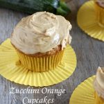 Zucchini Cupcakes with Caramel Frosting | NoBiggie.net