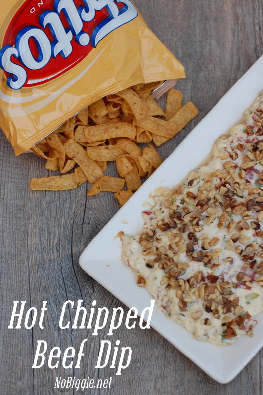 Hot Chipped Beef Dip Appetizer | 25+ Game Day Foods