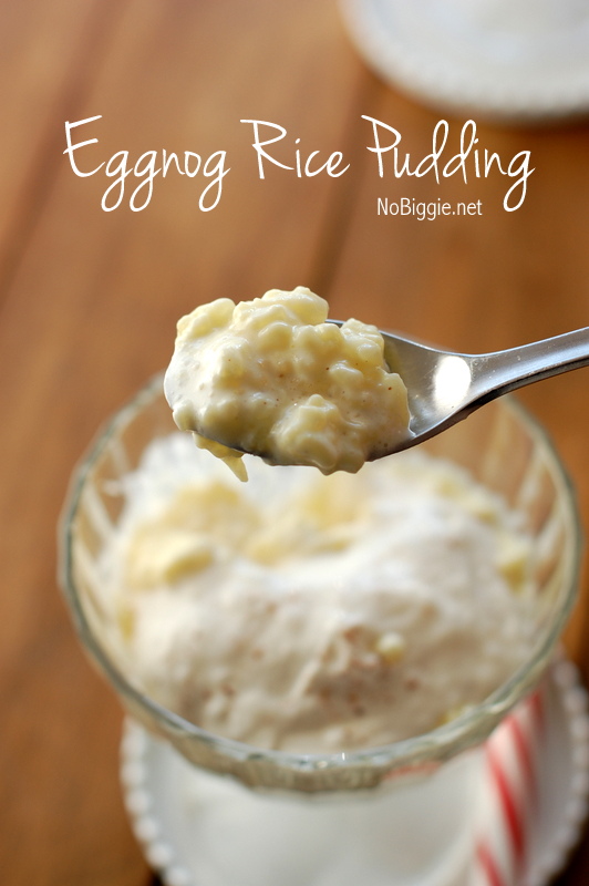 Eggnog rice pudding | NoBiggie.net