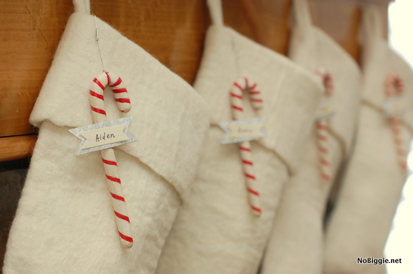 candycane name tags - love this - NoBiggie.net