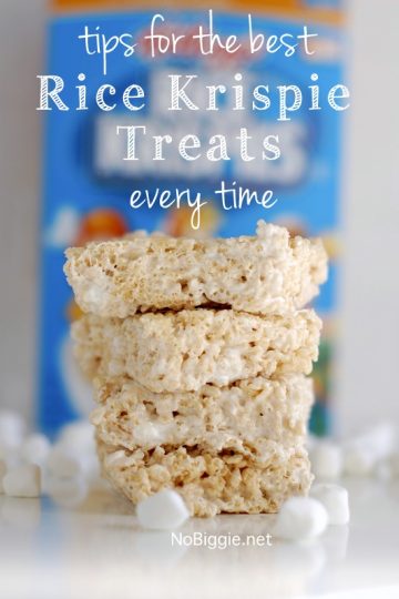 tips for the best Rice Krispie Treats every time | NoBiggie.net