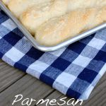 Parmesan Breadsticks - big soft, fluffy and cheesy