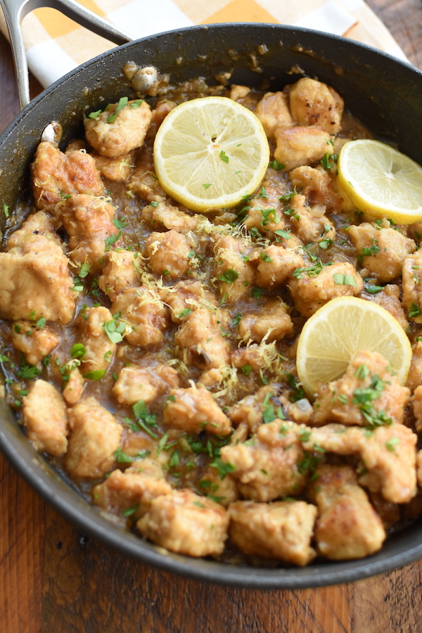 lemon chicken with couscous