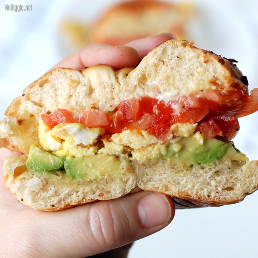 the best breakfast bagel sandwich | NoBiggie.net