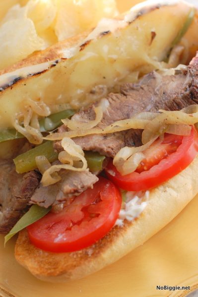 Philly cheese steak sandwiches | NoBiggie.net