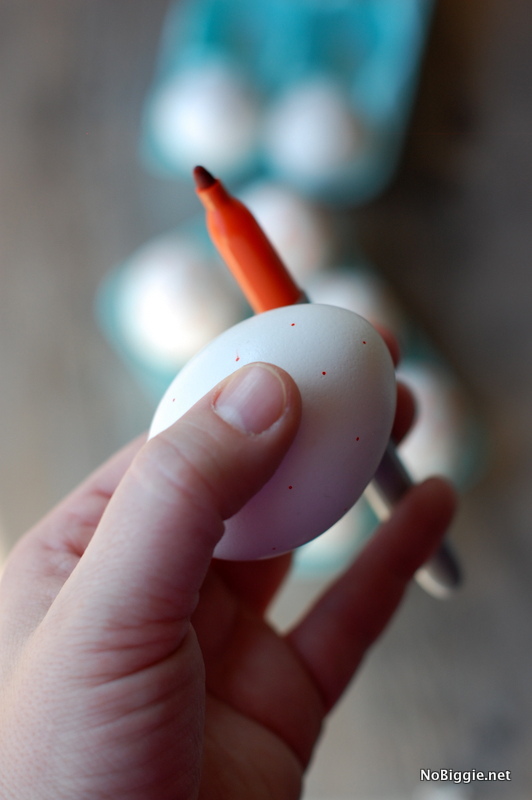 DIY carrot confetti eggs tutorial NoBiggie.net