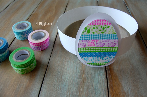 Washi Tape Easter crafts | NoBiggie.net