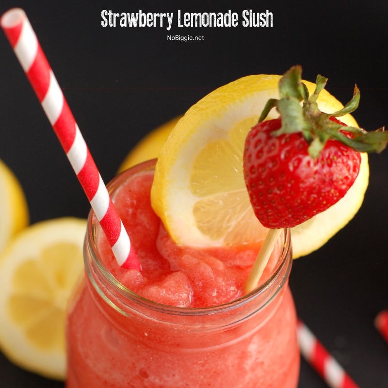 strawberry lemonade slush