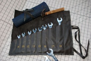 DIY Roll Up Tool Organizer | 25+ Fathers Day Gift Ideas