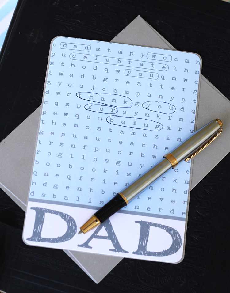 Father's Day Word Search Game | 25+ Fathers Day Gift Ideas