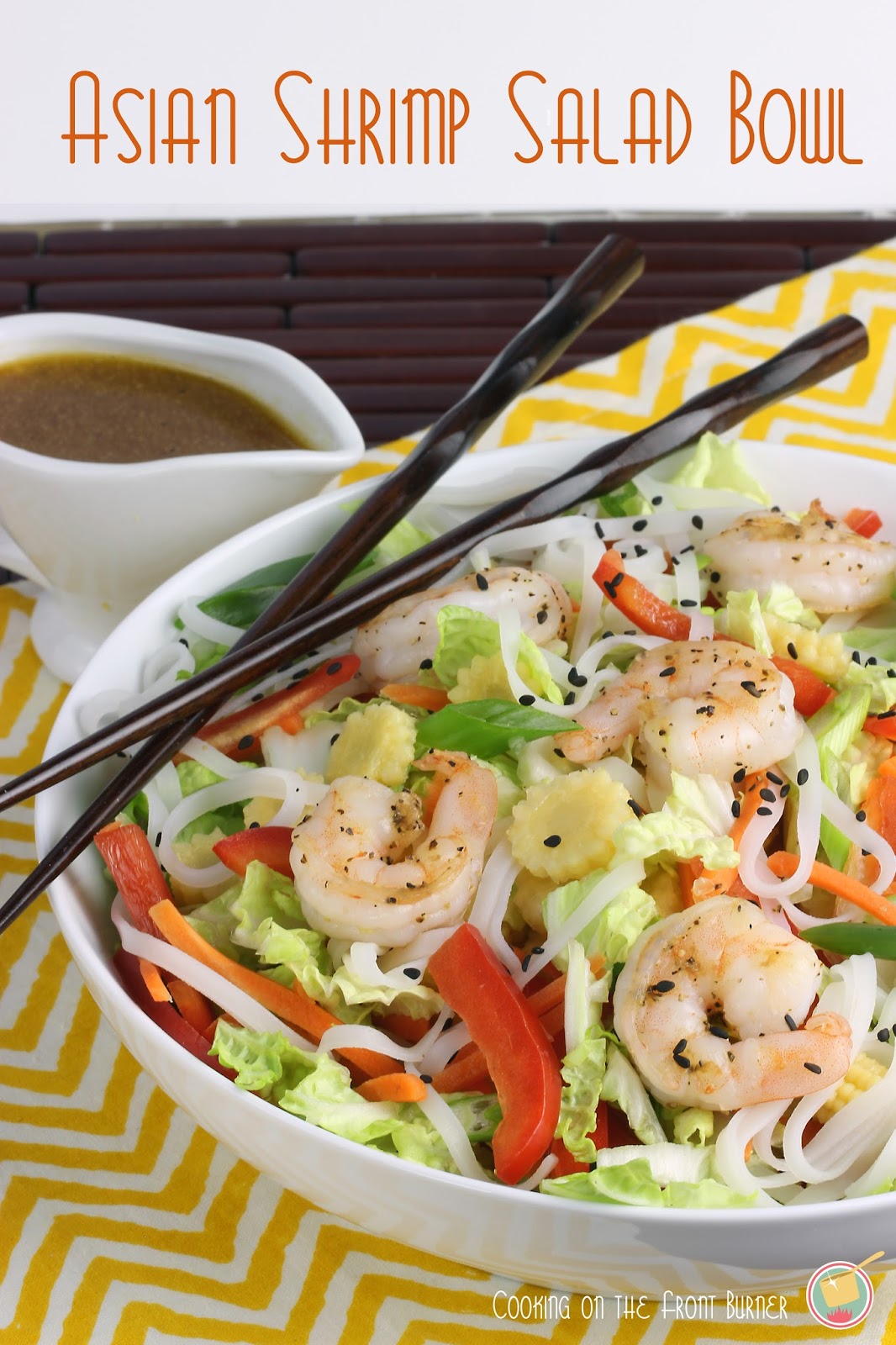 Asian Shrimp Salad Bowl | 25+ delicious salad recipes