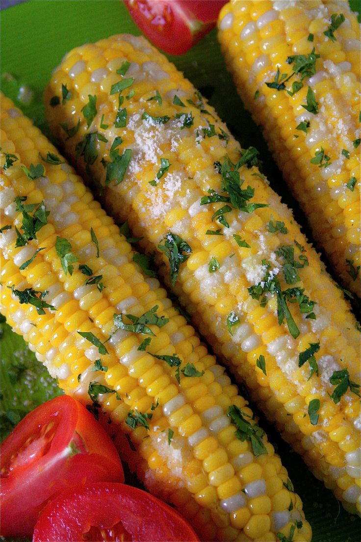 Grilled Corn with Garlic Butter and Cheese | 25+ Grilling Recipes