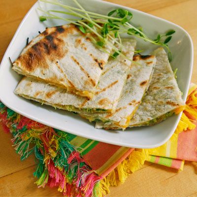 Grilled Quesadillas with Pea Shoots | 25+ Grilling Recipes