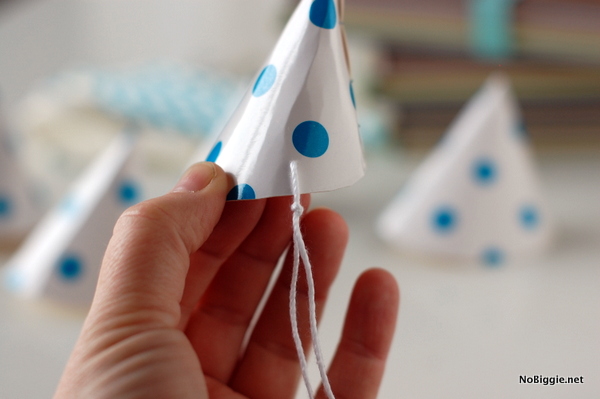 How to make a mini party hat - Step 10 | NoBiggie.net