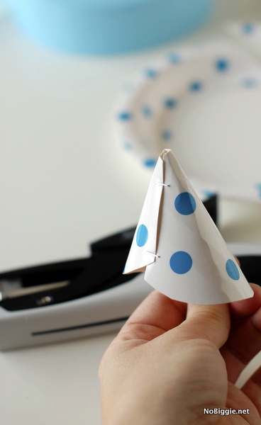 How to make a mini party hat - Step 4 | NoBiggie.net