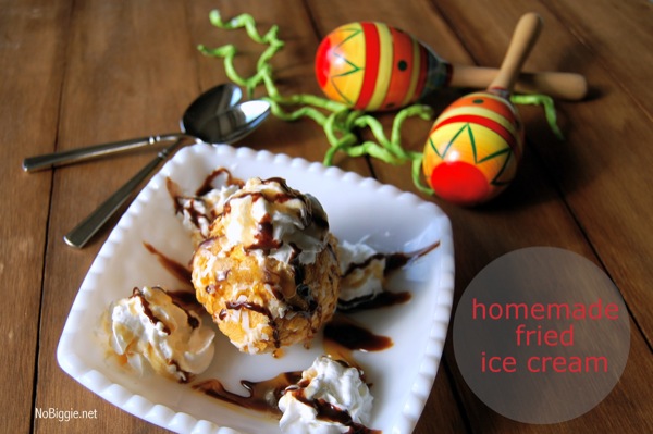 homemade fried ice cream | NoBiggie.net