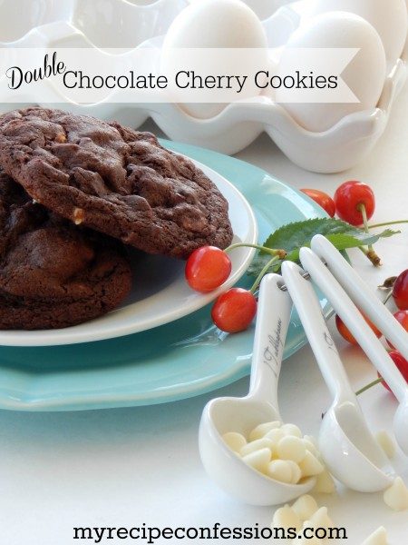 Double Chocolate Cherry Cookies | NoBiggie.net