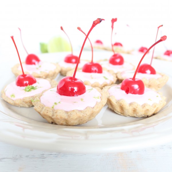 Gluten Free Mini Cherry Limeade Tarts | 25+ Cherry Recipes