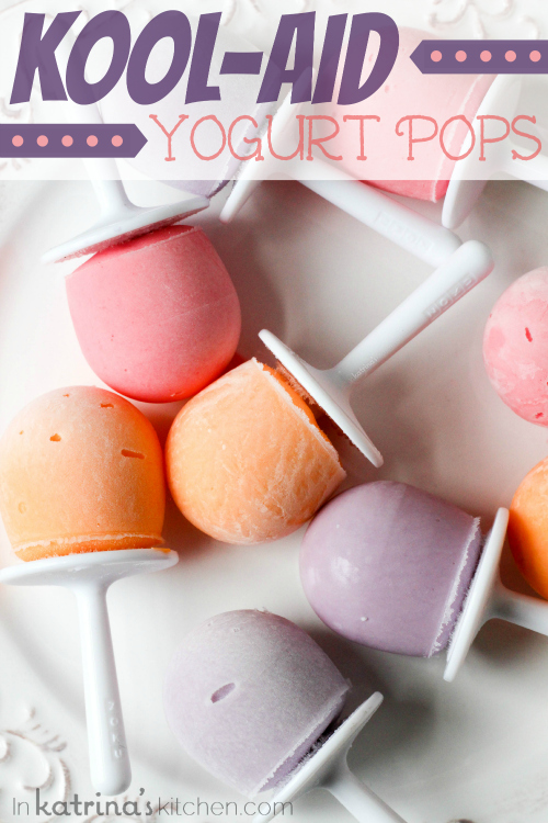 Kool Aid Yogurt Pops | 25+ Desserts on a Stick