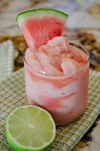 Watermelon Lime Frosty | 25+ Non-Alcoholic Summer Drinks