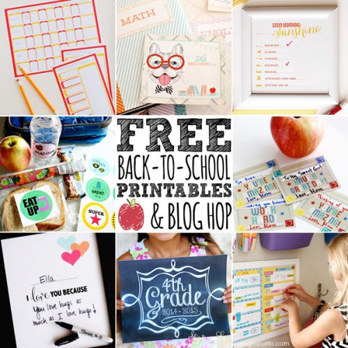 Back to School weekly planners (free printables)